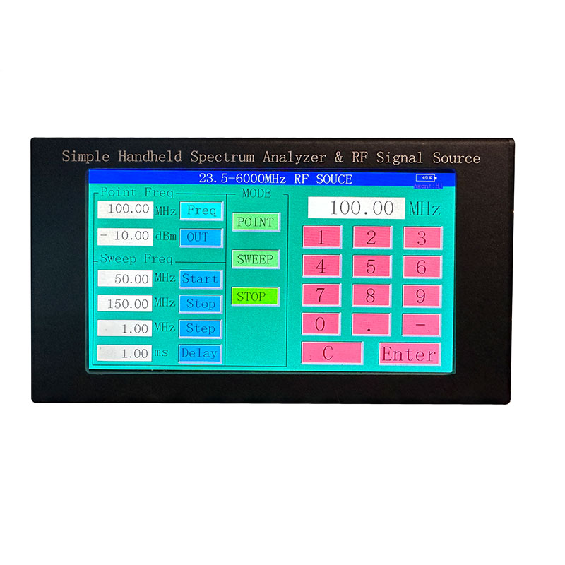 Signal Generator Spectrum Analyzer - 2026 ZQ6 6G シンプルハンドヘルドスペクトラムアナライザ＆トラッキングジェネレータ＆信号源（4.3インチタッチスクリーン搭載）