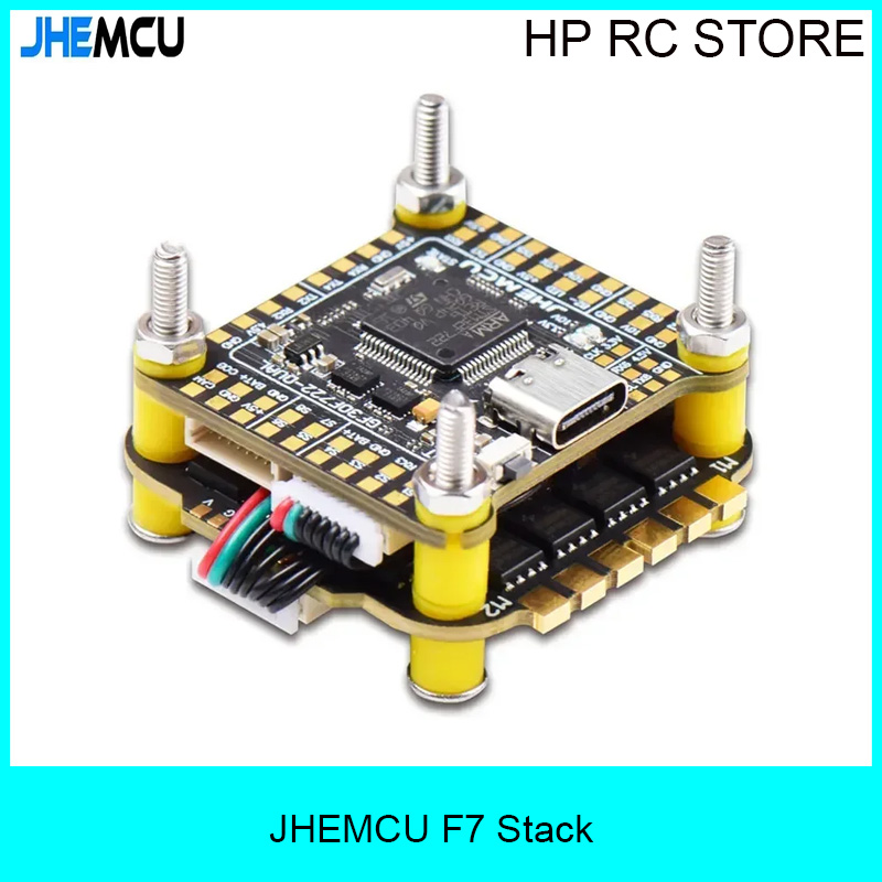 Fpv Flight Controller F7 Stack 60A - JHEMCU F7 F722 フライトコントローラー 60A 4in1