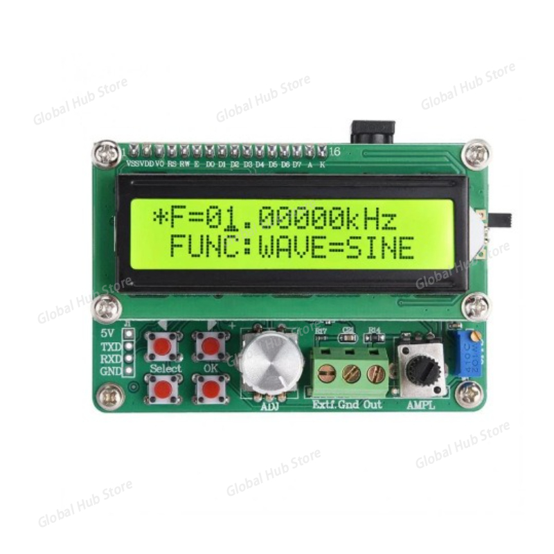 Function Arbitrary Waveform Generator - FYE050 電源タイプ任意波形 DDS 機能信号発生器モジュールデジタル LCD ディスプレイ周波数計