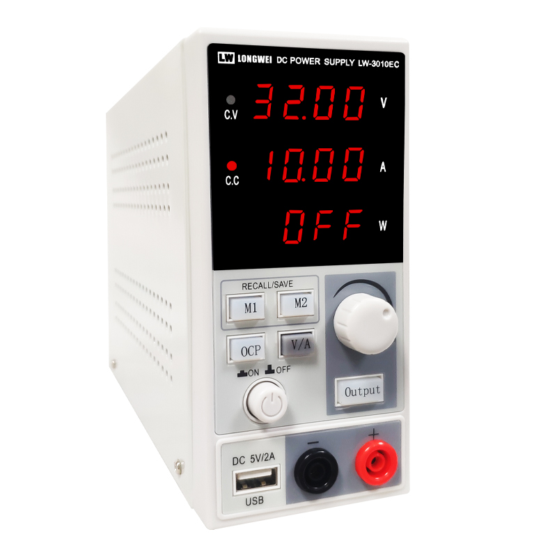 Programmable Dc Power Supply 30V 10A - LW3010EC プログラマブルDCベンチ電源 30V 10A 300W バッテリー充電用リモコン付き