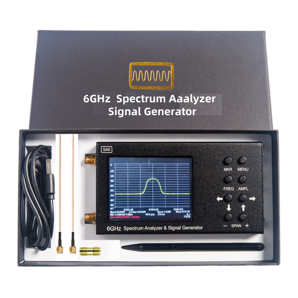 SA6 6GHz デジタルハンドヘルドポータブルRFスペクト - Signal Generator Spectrum Analyzer のレビューと価格