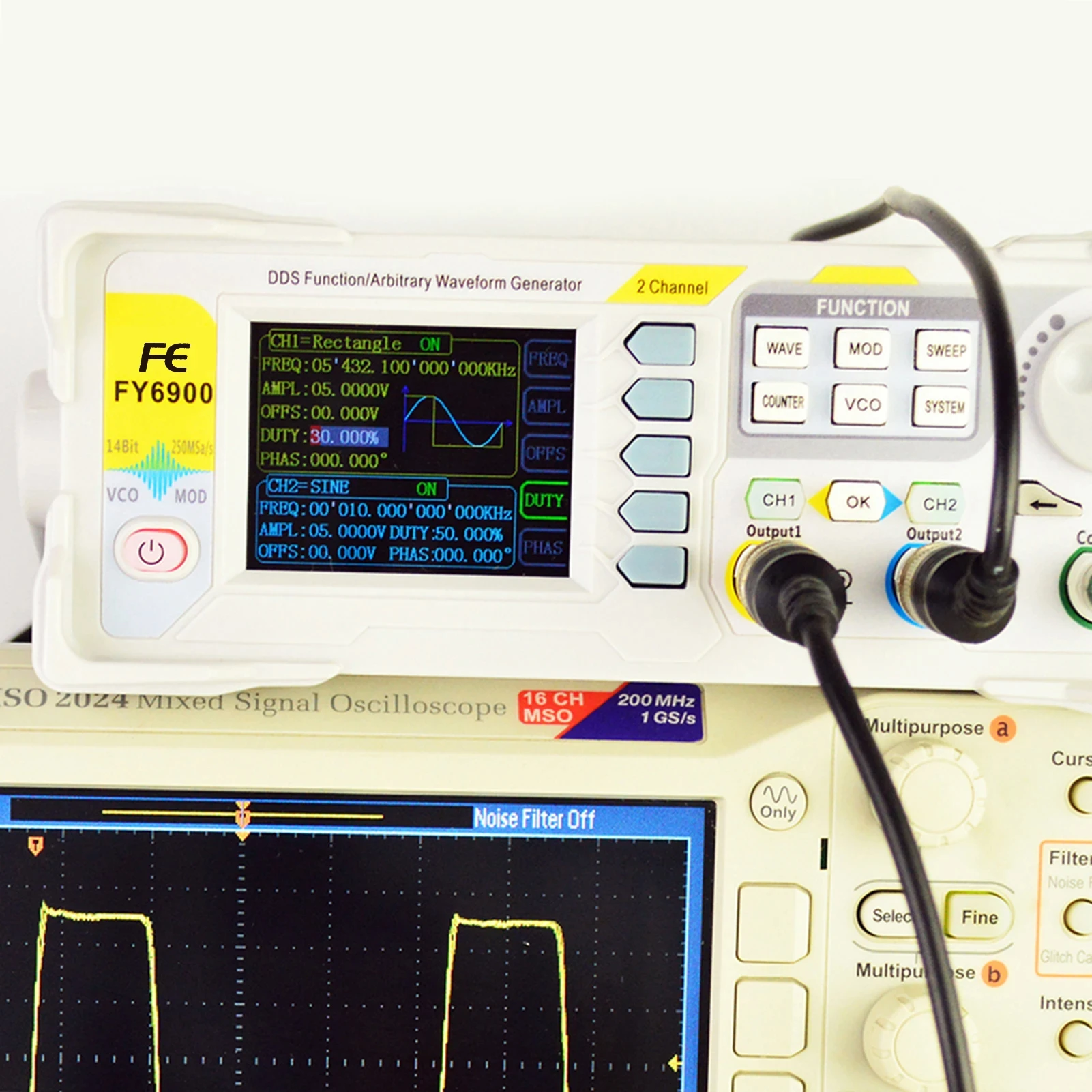 波形発生器 パルス信号源 FY6900 100MHz 機能信 - Function Arbitrary Waveform Generator のレビューと価格