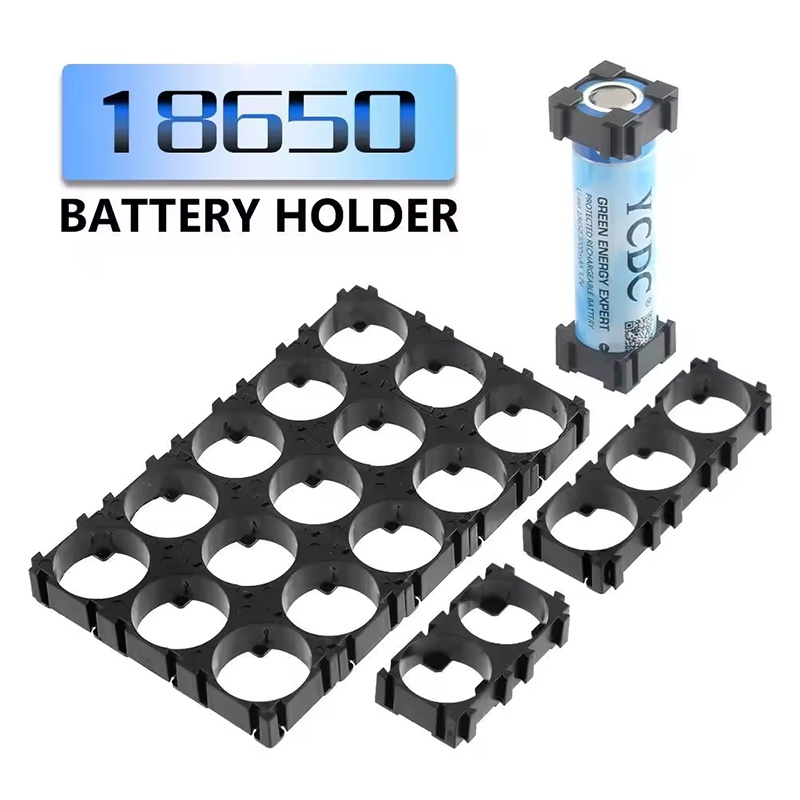 100個 18650バッテリーホルダー プラスチック製セルス - Spot Welder 18650 Battery Pack のレビューと価格
