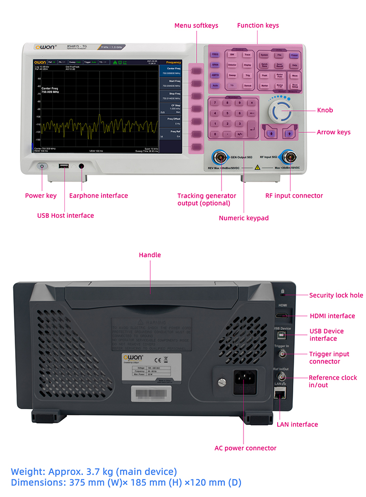 ポータブルスペクトラムアナライザ 9kHz～1.5GHz ト - Signal Generator Spectrum Analyzer のレビューと価格