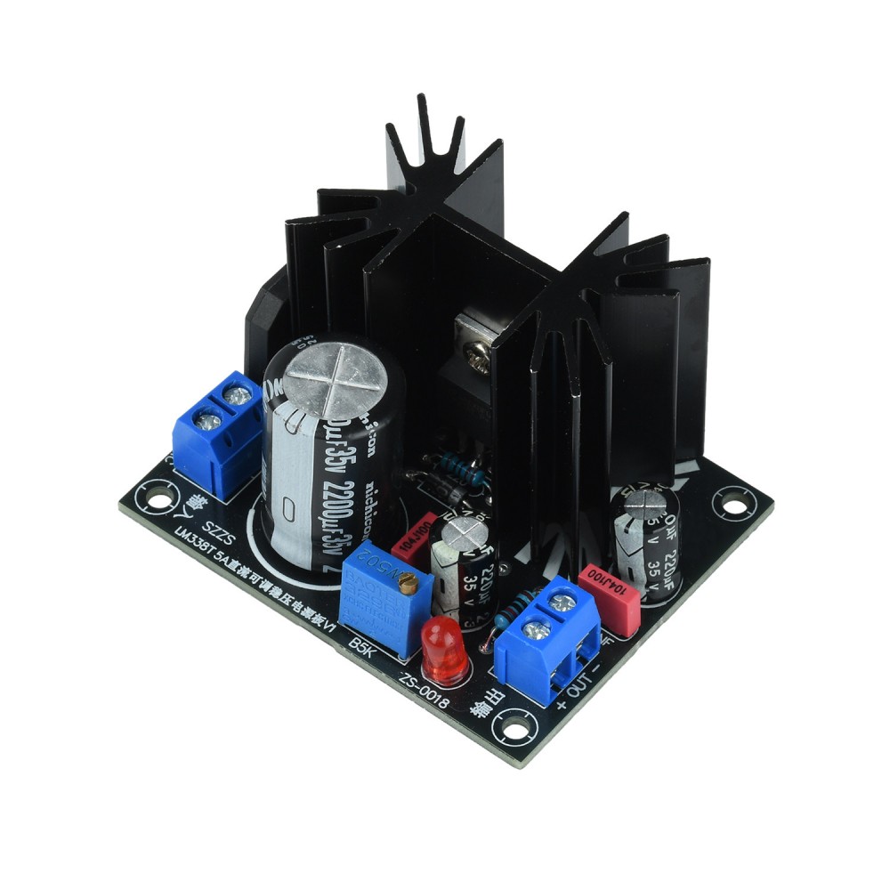 LM338T リニア調整可能な電圧レギュレータモジュール A - Linear Lab Power Supply Adjustable のレビューと価格