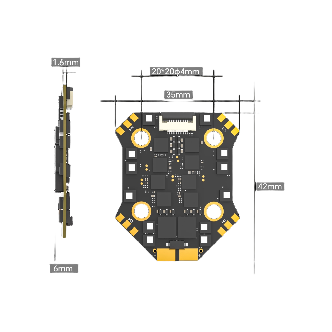 IFlight Borg F7 Mini Stack ICM - Fpv Flight Controller F7 Stack 60A のレビューと価格