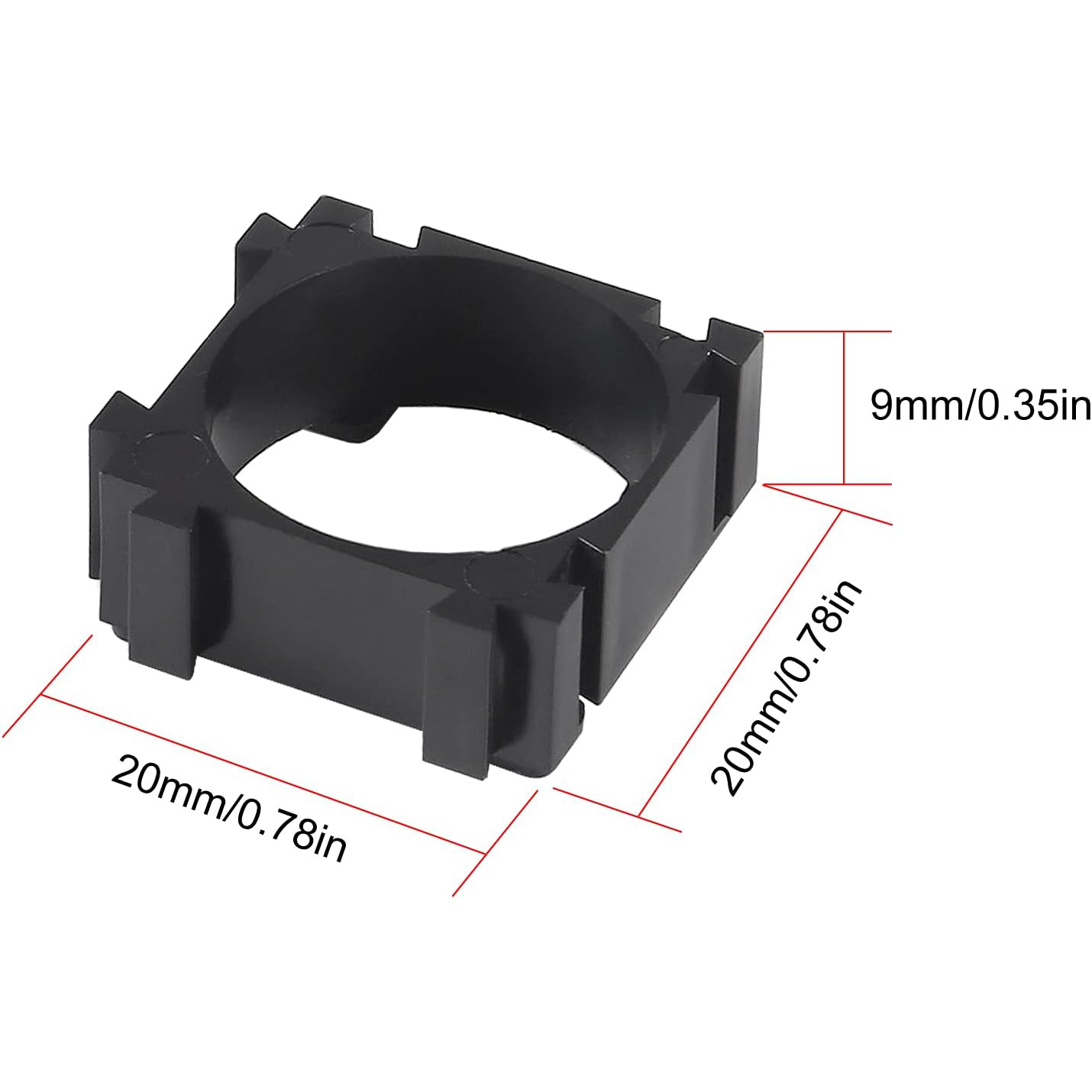 100個 18650バッテリーホルダー 円筒形プラスチックス - Spot Welder 18650 Battery Pack のレビューと価格