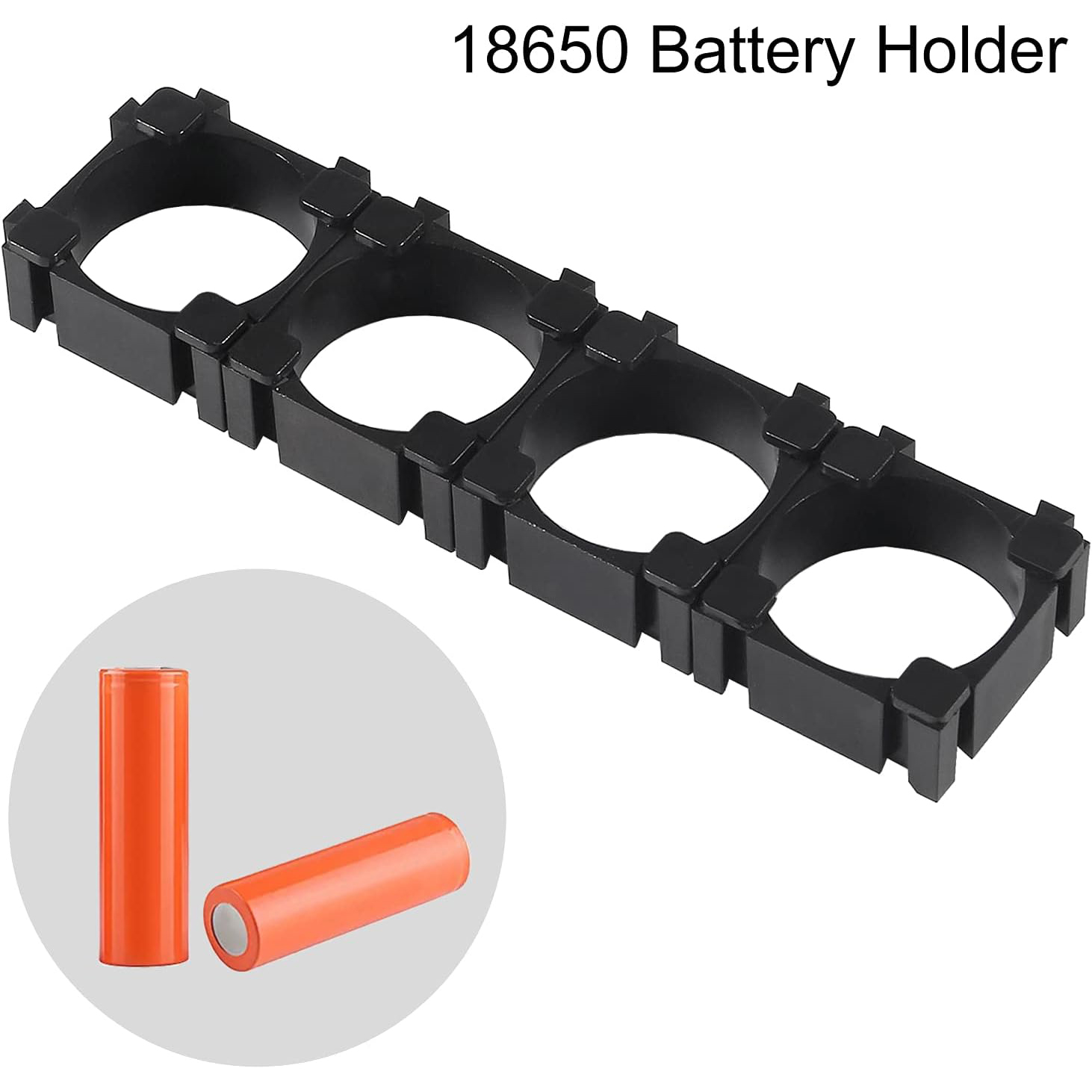 100個 18650バッテリーホルダー 円筒形プラスチックス - Spot Welder 18650 Battery Pack のレビューと価格