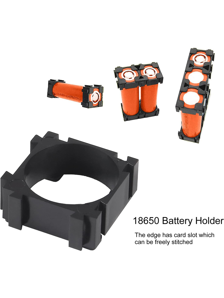 100個 18650バッテリーホルダー 円筒形プラスチックス - Spot Welder 18650 Battery Pack のレビューと価格