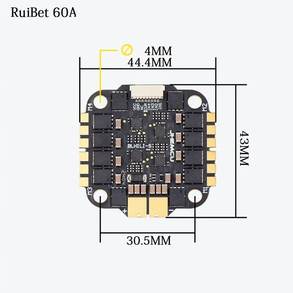 JHEMCU F7 F722 フライトコントローラー 60A - Fpv Flight Controller F7 Stack 60A のレビューと価格
