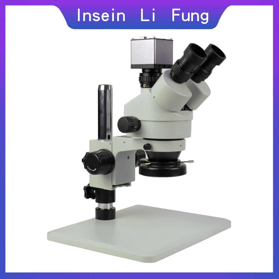 産業ステレオ双眼顕微鏡 3.5X-90X 三眼サイマル-焦点 - Stereo Trinocular Microscope Pcb のレビューと価格