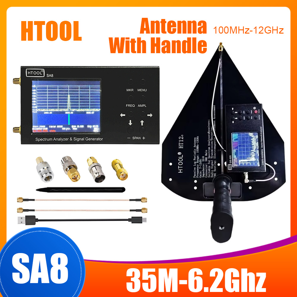HTOOL SA8 スペクトラムアナライザ 35M-6.2G - Signal Generator Spectrum Analyzer のレビューと価格