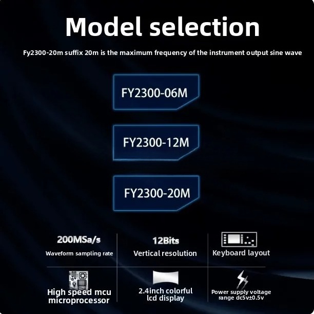 機能信号発生器 FY 2300 デュアルチャンネル 20Md - Function Arbitrary Waveform Generator のレビューと価格