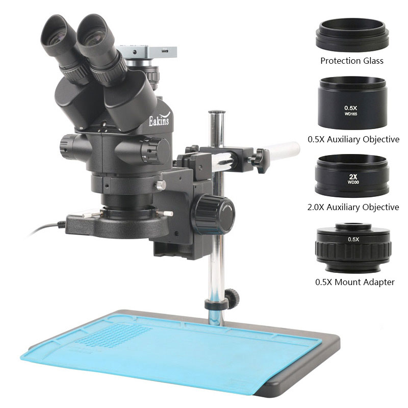 Simul-ステレオ三眼顕微鏡セット,USBビデオカメラ,P - Stereo Trinocular Microscope Pcb のレビューと価格