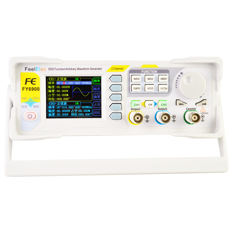 新しいFY6900 60デュアルチャネルdds機能任意波形p - Function Arbitrary Waveform Generator のレビューと価格