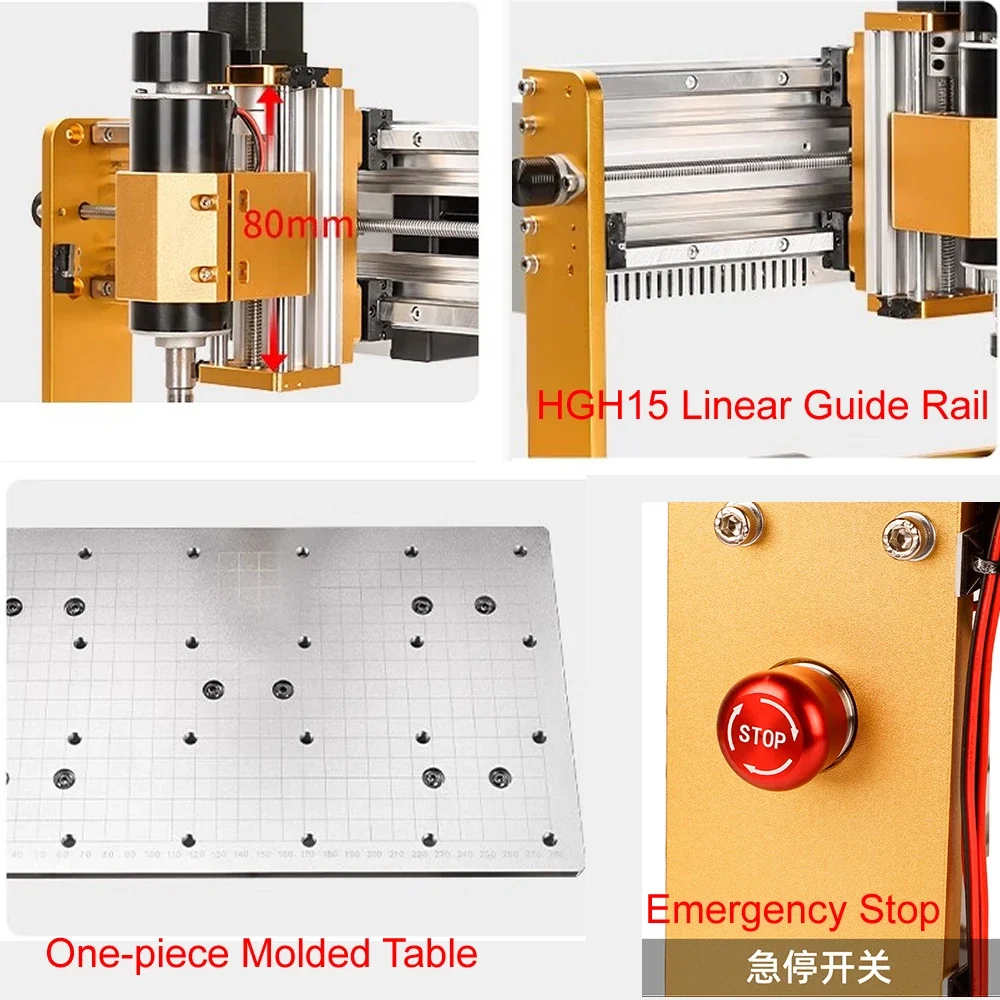 リニアガイドレールオフラインアルミミニCNCルーター3018 - Mini Laser Engraver Cnc Router のレビューと価格