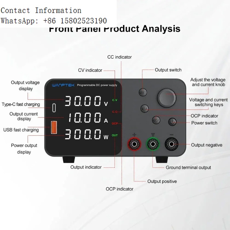 TPS3010 30V 10A 電源 プログラマブル DC  - Programmable Dc Power Supply 30V 10A のレビューと価格